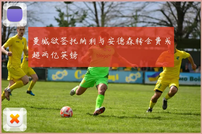 曼城欲签托纳利与安德森转会费或超两亿英镑