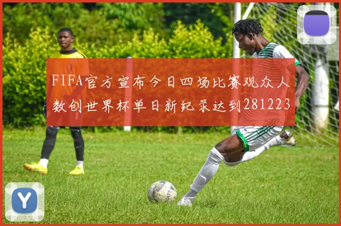 FIFA官方宣布今日四场比赛观众人数创世界杯单日新纪录达到281223人